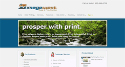 Desktop Screenshot of imagewestprinting.com